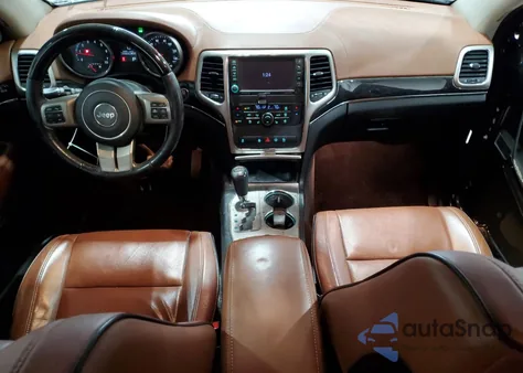 2012 Jeep Grand Cherokee Overland z USA, uszkodzony, nr VIN 1C4RJFCG7CC214812